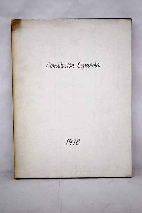  Constitución española: 9788478072408: Various: Libros